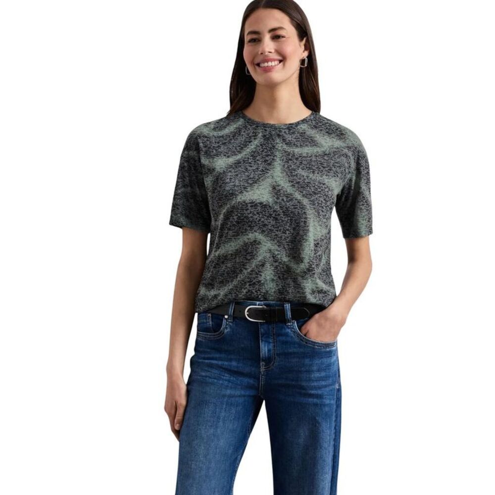 Street One Bicolor Polyester Women's T-Shirt